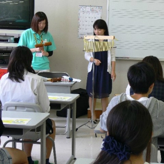 オープンカレッジ保育科授業体験の様子